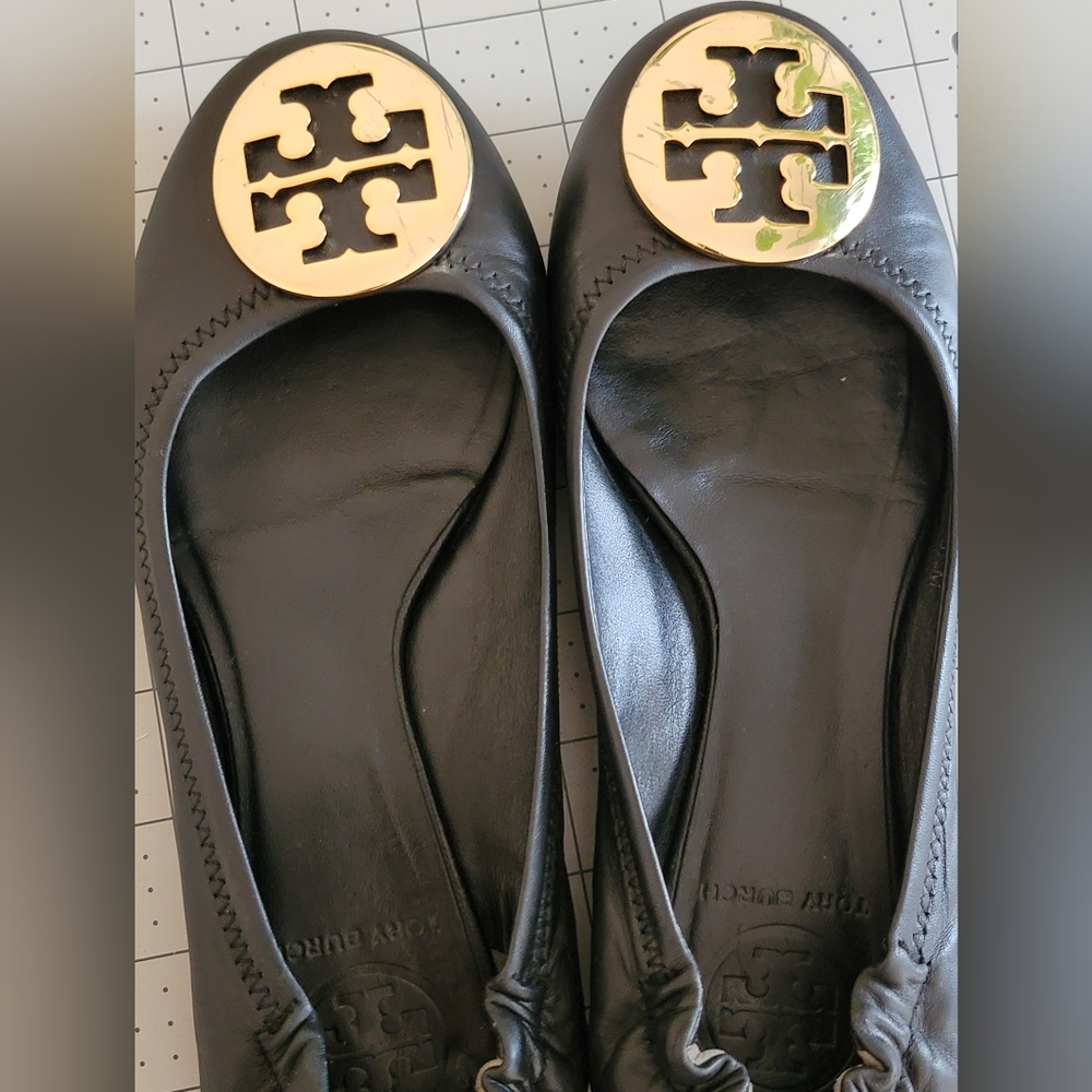 Tory Burch Black Ballet Flats - Picture 9 of 9